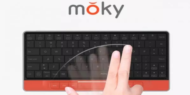 Moky藍牙鍵盤　隱形觸屏