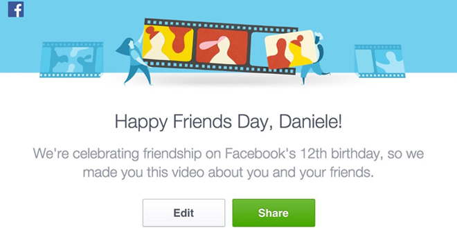 Facebook12歲生日 搞個Friends Day回顧一吓朋友仔