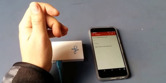 Google研發輸入裝置 郁郁手指就能凌空打字